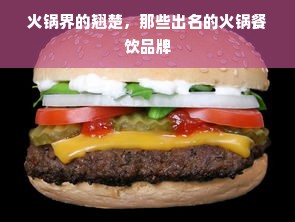 火锅界的翘楚，那些出名的火锅餐饮品牌