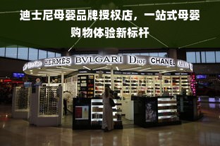 迪士尼母婴品牌授权店，一站式母婴购物体验新标杆