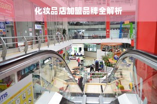化妆品店加盟品牌全解析
