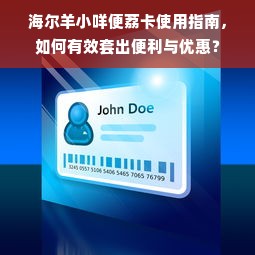 海尔羊小咩便荔卡使用指南，如何有效套出便利与优惠？