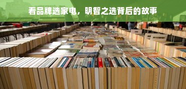 看品牌选家电，明智之选背后的故事
