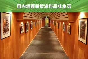 国内墙面装修涂料品牌全览