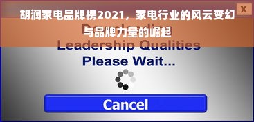 胡润家电品牌榜2021，家电行业的风云变幻与品牌力量的崛起