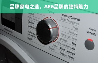 品牌家电之选，AEG品牌的独特魅力