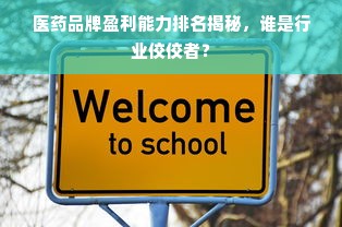 医药品牌盈利能力排名揭秘，谁是行业佼佼者？