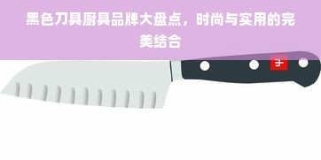 黑色刀具厨具品牌大盘点，时尚与实用的完美结合