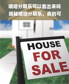 嘀嗒分期乐可以套出来吗 揭秘嘀嗒分期乐，真的可以套现吗？风险与案例全解析