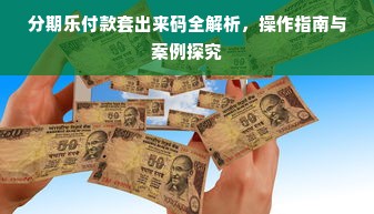 分期乐付款套出来码全解析，操作指南与案例探究