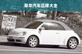 豪华汽车品牌大全