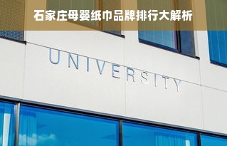 石家庄母婴纸巾品牌排行大解析