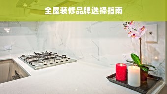全屋装修品牌选择指南