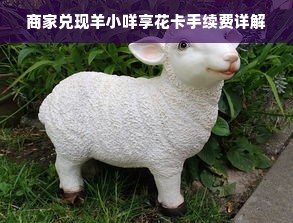 商家兑现羊小咩享花卡手续费详解