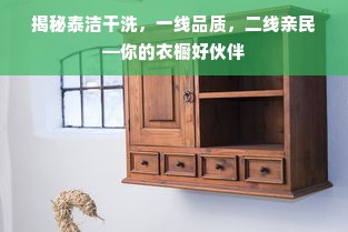 揭秘泰洁干洗，一线品质，二线亲民—你的衣橱好伙伴