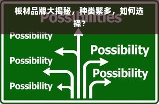 板材品牌大揭秘，种类繁多，如何选择？