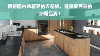 揭秘国内冰箱界的天花板，谁是最高端的冰箱品牌？