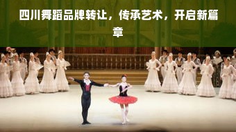四川舞蹈品牌转让，传承艺术，开启新篇章