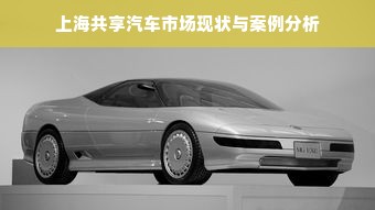 上海共享汽车市场现状与案例分析
