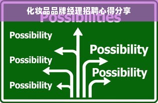 化妆品品牌经理招聘心得分享