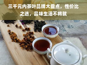 三千元内茶叶品牌大盘点，性价比之选，品味生活不将就