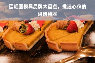 蛋糕圈模具品牌大盘点，挑选心仪的烘焙利器