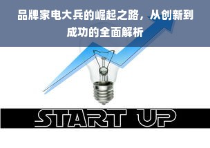 品牌家电大兵的崛起之路，从创新到成功的全面解析