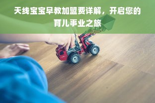 天线宝宝早教加盟费详解，开启您的育儿事业之旅