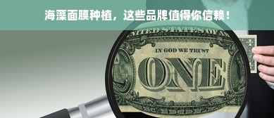 海藻面膜种植，这些品牌值得你信赖！