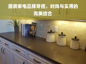 厨房家电品牌穿搭，时尚与实用的完美结合