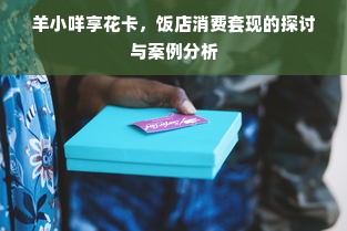 羊小咩享花卡，饭店消费套现的探讨与案例分析