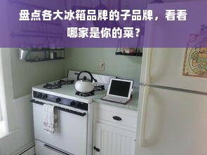 盘点各大冰箱品牌的子品牌，看看哪家是你的菜？