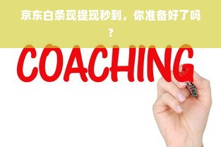 京东白条现提现秒到，你准备好了吗？