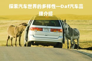探索汽车世界的多样性—Daf汽车品牌介绍