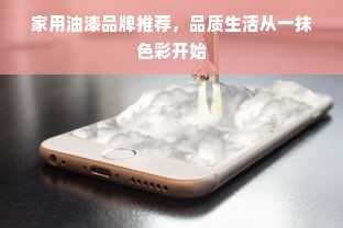 家用油漆品牌推荐，品质生活从一抹色彩开始