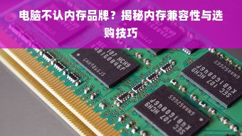 电脑不认内存品牌？揭秘内存兼容性与选购技巧