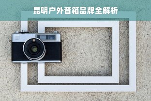 昆明户外音箱品牌全解析
