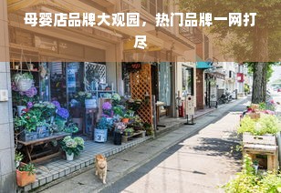 母婴店品牌大观园，热门品牌一网打尽