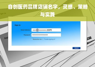 自创医药品牌店铺名字，灵感、策略与实践