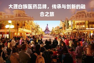 大理白族医药品牌，传承与创新的融合之旅