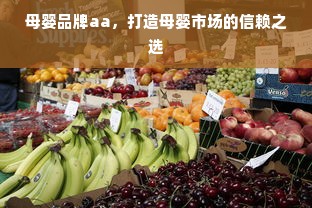 母婴品牌aa，打造母婴市场的信赖之选