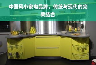 中国风小家电品牌，传统与现代的完美结合