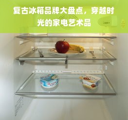 复古冰箱品牌大盘点，穿越时光的家电艺术品
