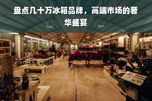 盘点几十万冰箱品牌，高端市场的奢华盛宴