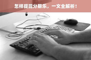 怎样提现分期乐，一文全解析！