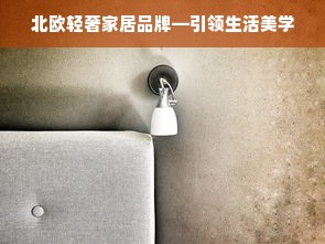北欧轻奢家居品牌—引领生活美学