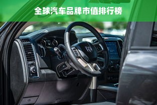全球汽车品牌市值排行榜