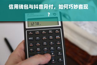信用钱包与抖音月付，如何巧妙套现？