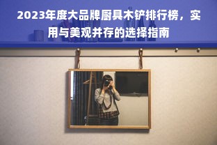 2023年度大品牌厨具木铲排行榜，实用与美观并存的选择指南
