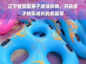 辽宁省加盟亲子游泳早教，开启孩子快乐成长的新篇章