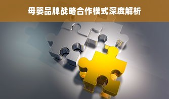 母婴品牌战略合作模式深度解析
