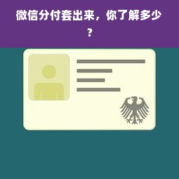 微信分付套出来，你了解多少？